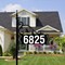 Address America Boardwalk DIY Reflective Lawn Address Sign 48" Post